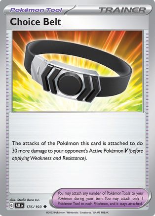 Choice Belt (176/193) [SV02 Paldea Evolved] Reverse Holofoil - Uncommon