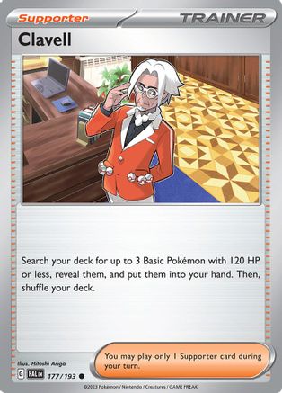 Clavell (177/193) [SV02 Paldea Evolved] Reverse Holofoil - Common