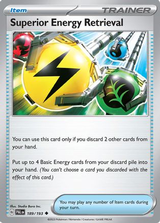 Superior Energy Retrieval (189/193) [SV02 Paldea Evolved] - Uncommon