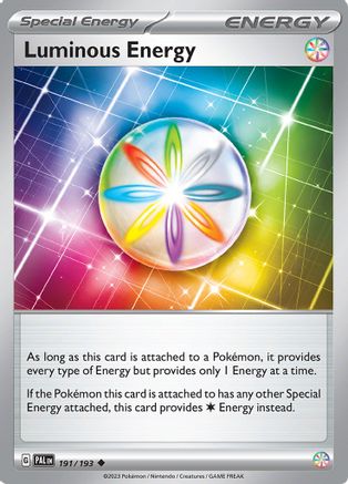 Luminous Energy (191/193) [SV02 Paldea Evolved] Reverse Holofoil - Uncommon