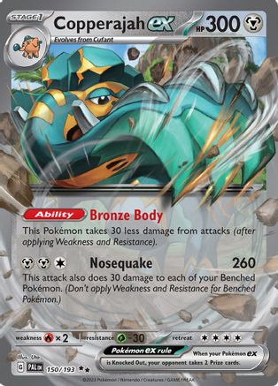 Copperajah ex (150/193) [SV02 Paldea Evolved] Holofoil - Double Rare
