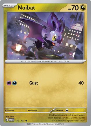 Noibat (152/193) [SV02 Paldea Evolved] Reverse Holofoil - Common