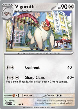 Vigoroth (161/193) [SV02 Paldea Evolved] - Uncommon