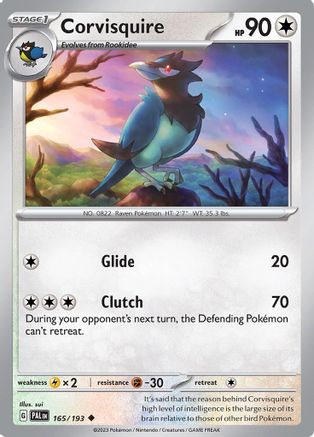 Corvisquire (165/193) [SV02 Paldea Evolved] - Uncommon