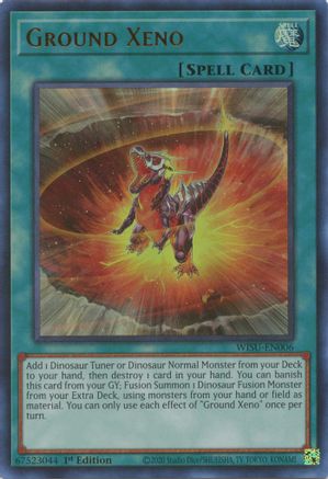 Ground Xeno (Ultra Rare) (WISU-EN006) - Wild Survivors 1st Edition