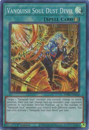 Vanquish Soul Dust Devil (Super Rare) (WISU-EN024) - Wild Survivors 1st Edition