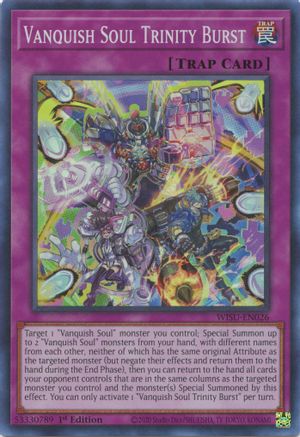 Vanquish Soul Trinity Burst (Super Rare) (WISU-EN026) - Wild Survivors 1st Edition