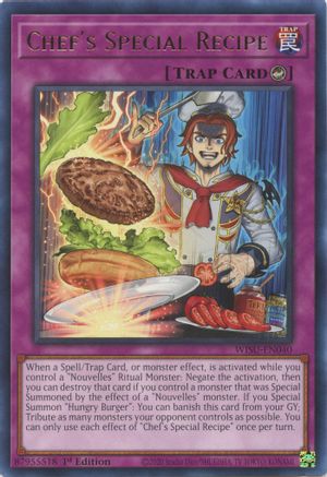 Chef's Special Recipe (Rare) (WISU-EN040) - Wild Survivors 1st Edition