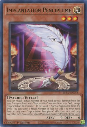 Impcantation Penciplume (Rare) (WISU-EN048) - Wild Survivors 1st Edition