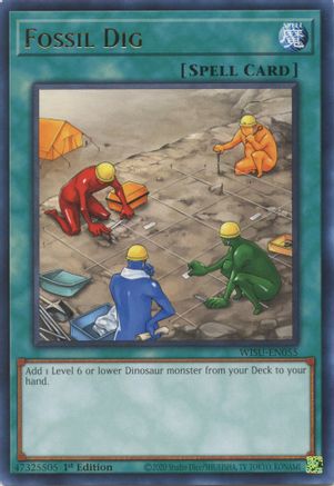 Fossil Dig (Rare) (WISU-EN055) - Wild Survivors 1st Edition