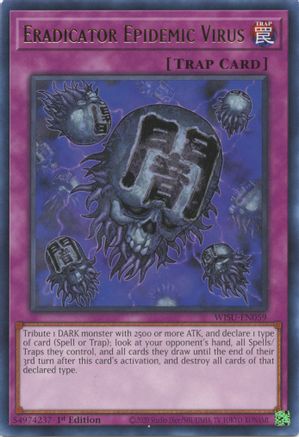 Eradicator Epidemic Virus (Rare) (WISU-EN059) - Wild Survivors 1st Edition