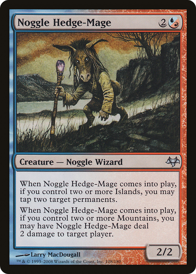 Noggle Hedge-Mage (EVE-108) [Eventide]