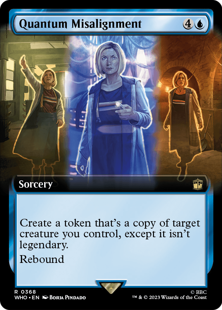 Quantum Misalignment (Extended Art) (WHO-368) [Doctor Who] Foil