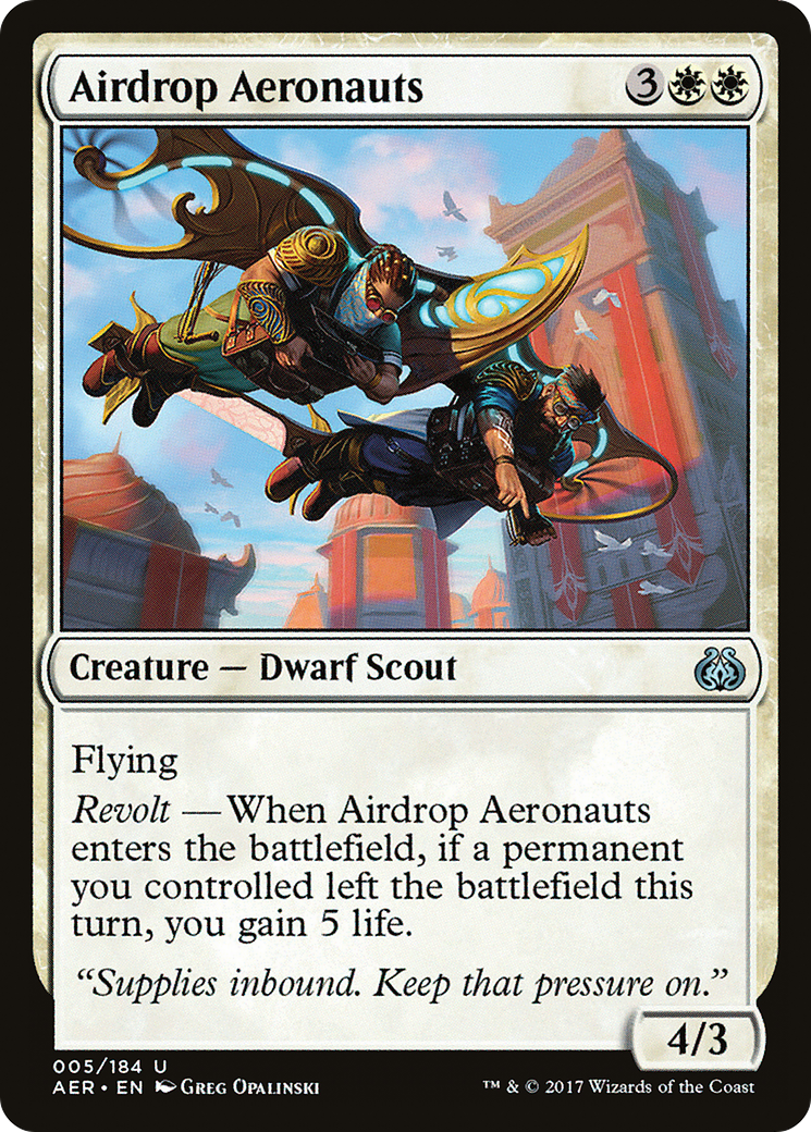 Airdrop Aeronauts (AER-005) [Aether Revolt]