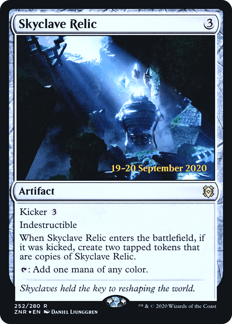 Skyclave Relic (PRE-252) [Zendikar Rising Promos] Foil