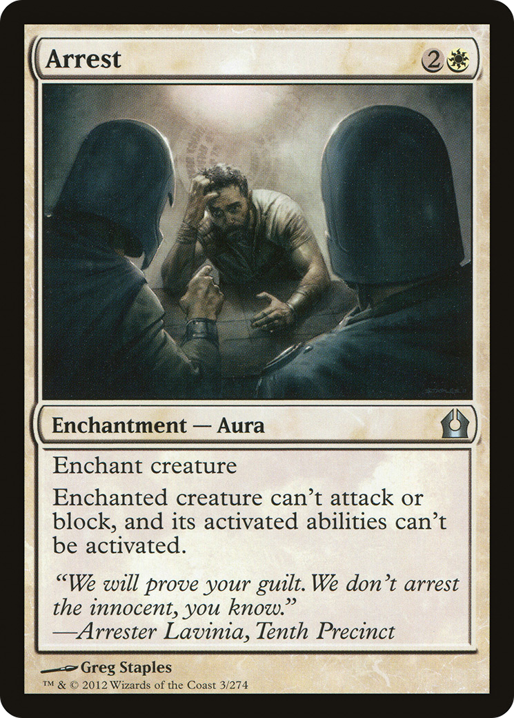 Arrest (RTR-003) [Return to Ravnica] Foil