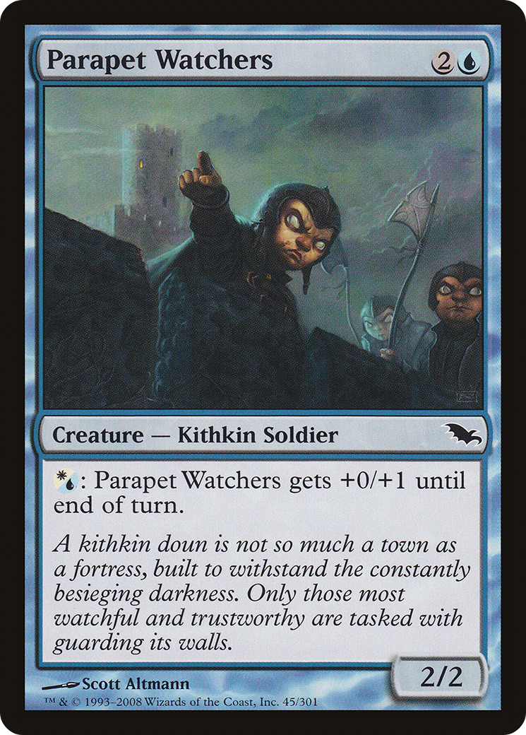Parapet Watchers (SHM-045) [Shadowmoor] Foil
