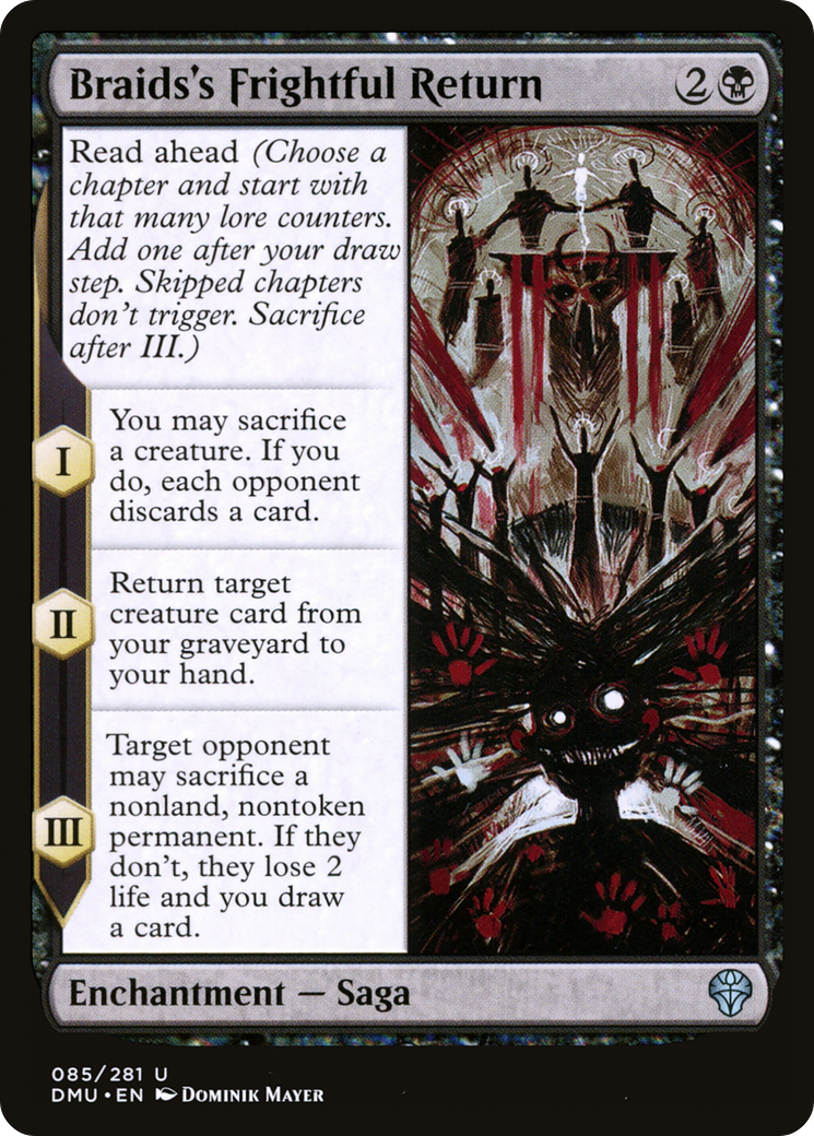 Braids's Frightful Return (DMU-085) [Dominaria United]