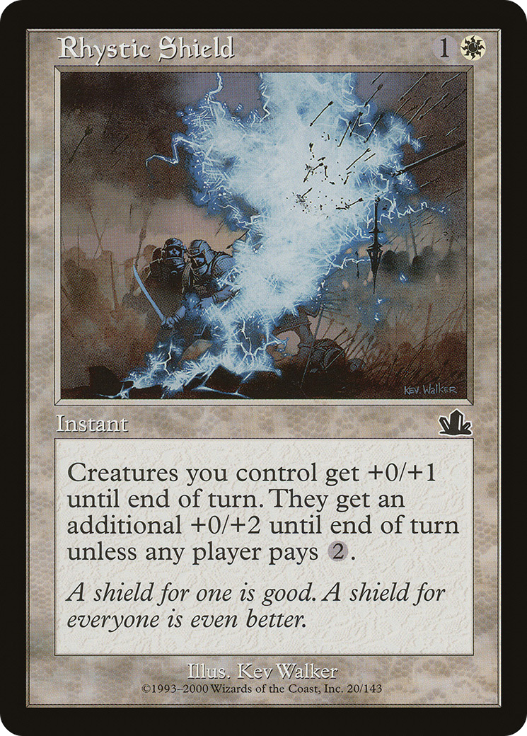 Rhystic Shield (PCY-020) [Prophecy]