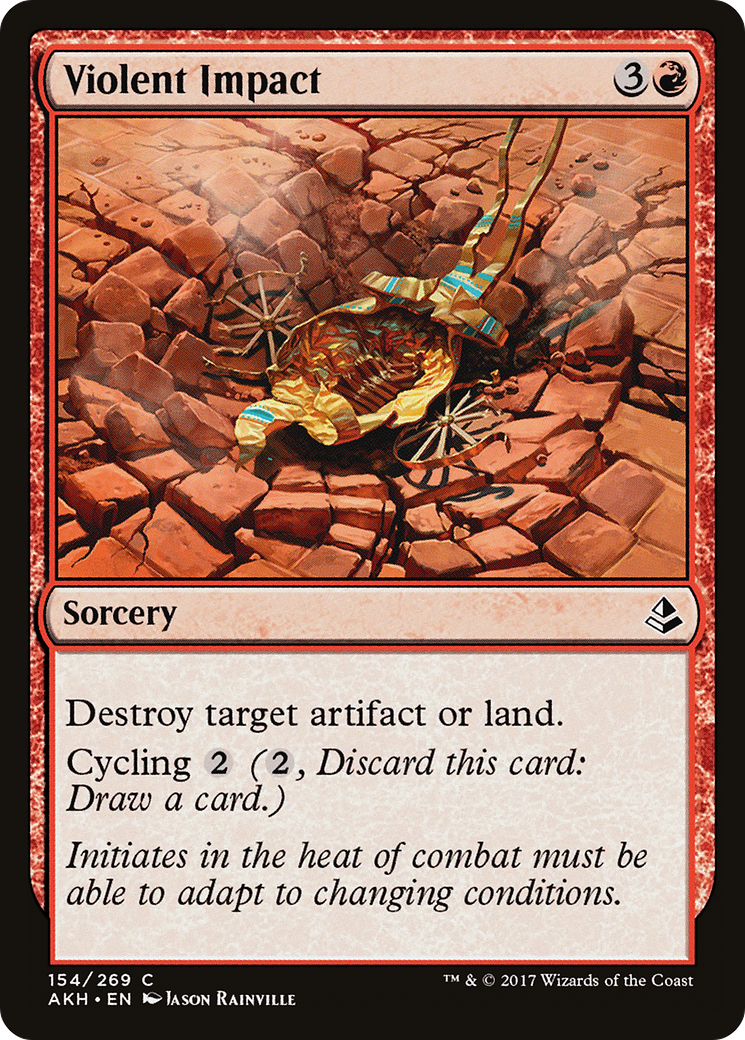 Violent Impact (AKH-154) [Amonkhet] Foil