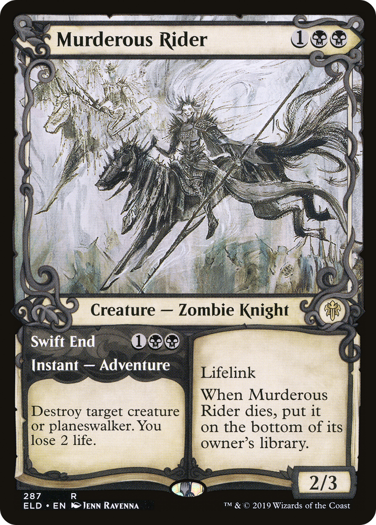 Murderous Rider (Showcase) (ELD-287) [Throne of Eldraine] Foil