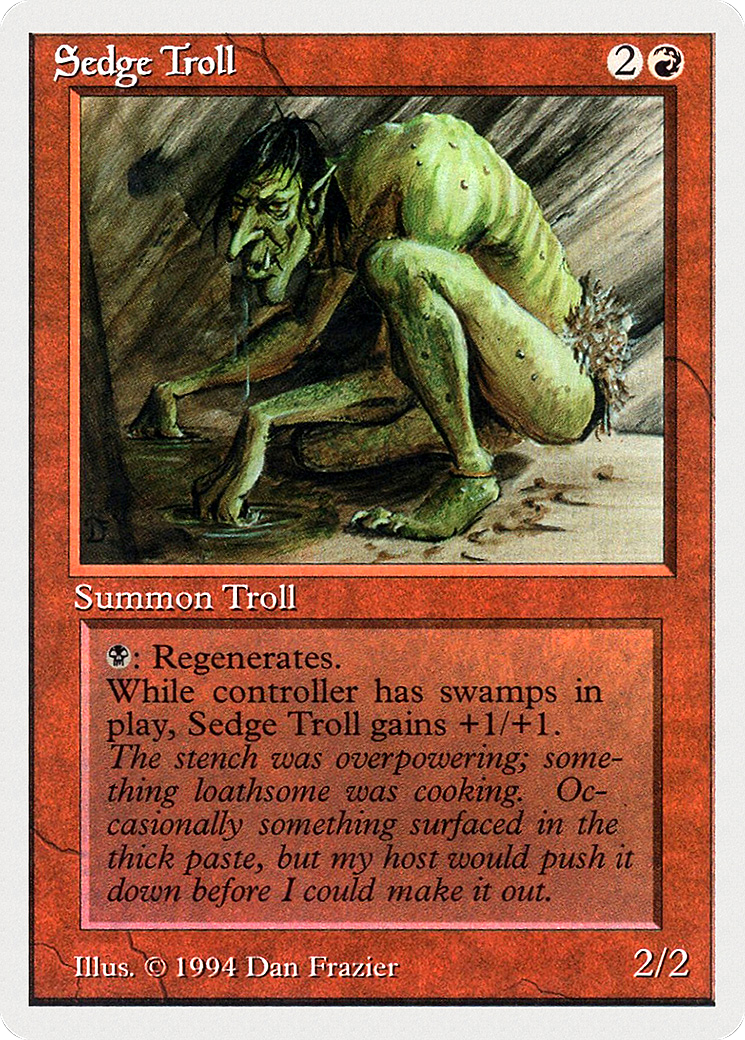 Sedge Troll (SUM-174) [Summer Magic / Edgar]