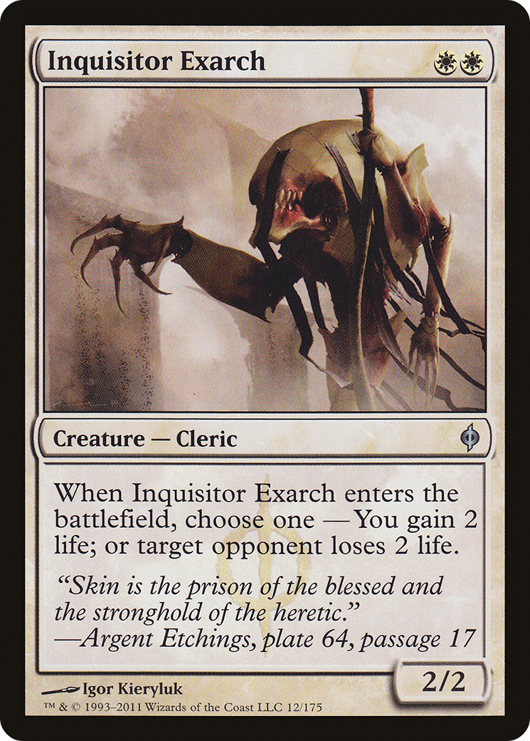 Inquisitor Exarch (NPH-012) [New Phyrexia]