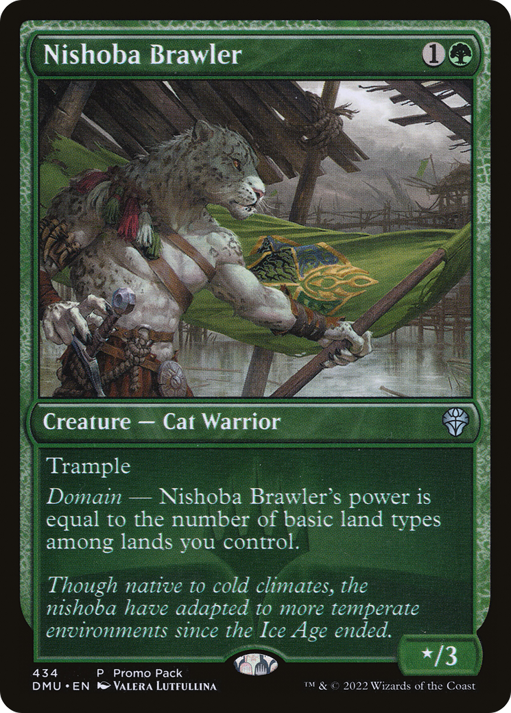 Nishoba Brawler (PPDMU-434) [Promo Pack: Dominaria United] Foil