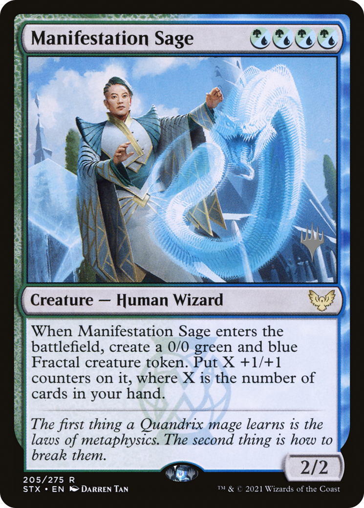 Manifestation Sage (PPSTX-205) [Promo Pack: Strixhaven: School of Mages Promos]