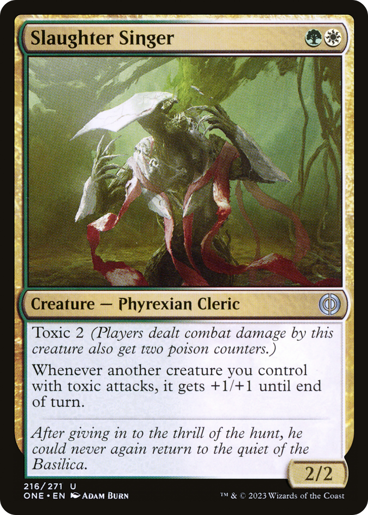 Slaughter Singer (ONE-216) [Phyrexia: All Will Be One] Foil