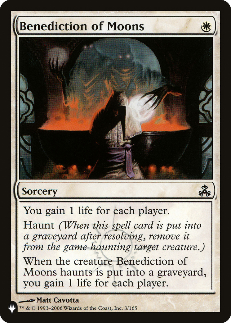 Benediction of Moons - The List [The List]