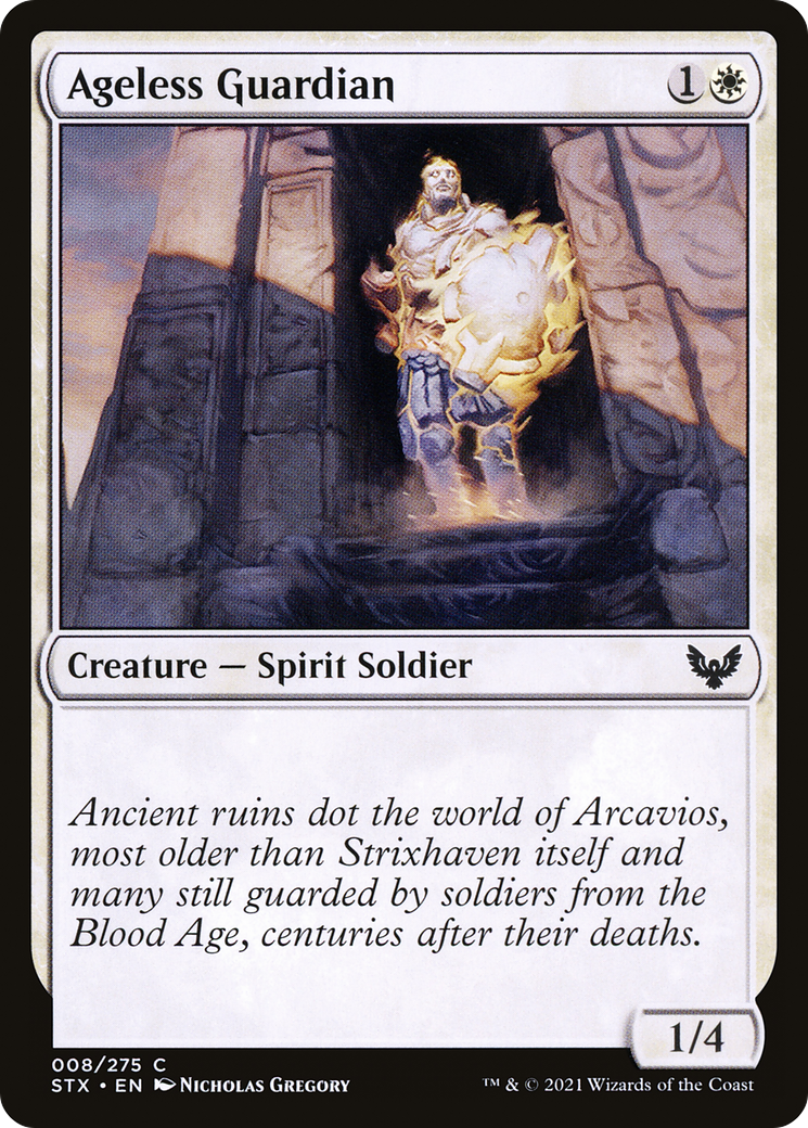 Ageless Guardian (STX-008) [Strixhaven: School of Mages]