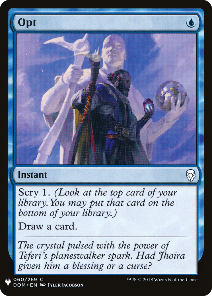 Opt (LIST-060) [The List]