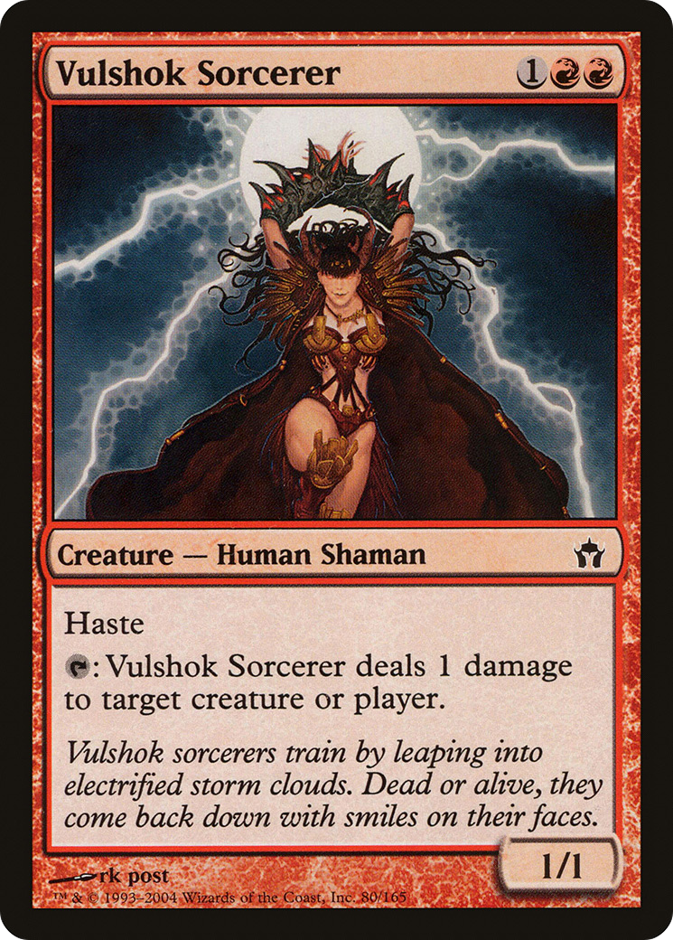 Vulshok Sorcerer (5DN-080) [Fifth Dawn]