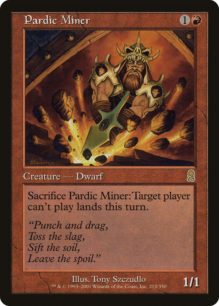Pardic Miner (ODY-212) [Odyssey] Foil