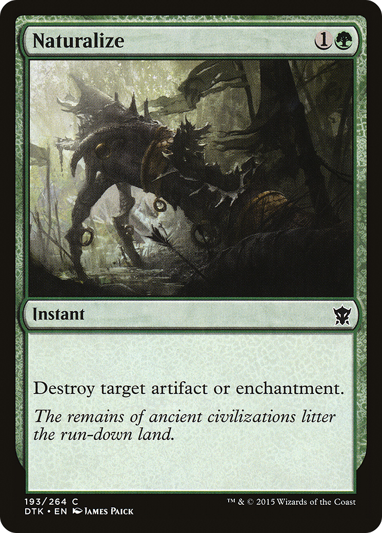 Naturalize (DTK-193) [Dragons of Tarkir] Foil