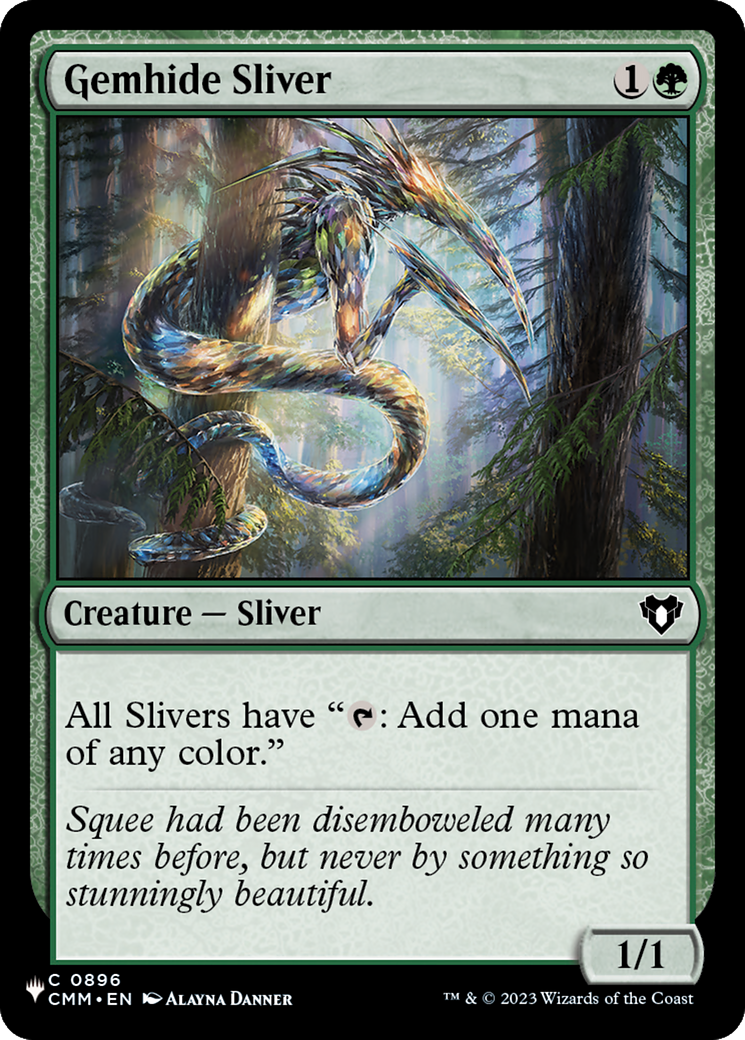 Gemhide Sliver (CMM) (LIST-896) [The List]