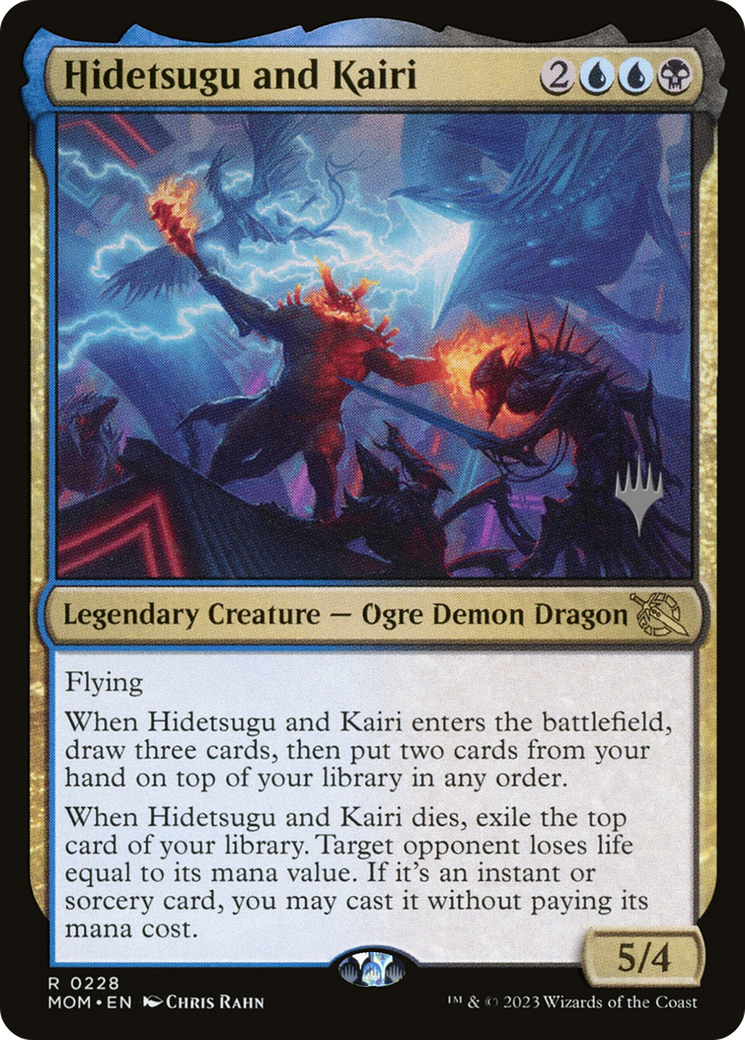 Hidetsugu and Kairi (PPMOM-228) [Promo Pack: March of the Machine Promos] Foil
