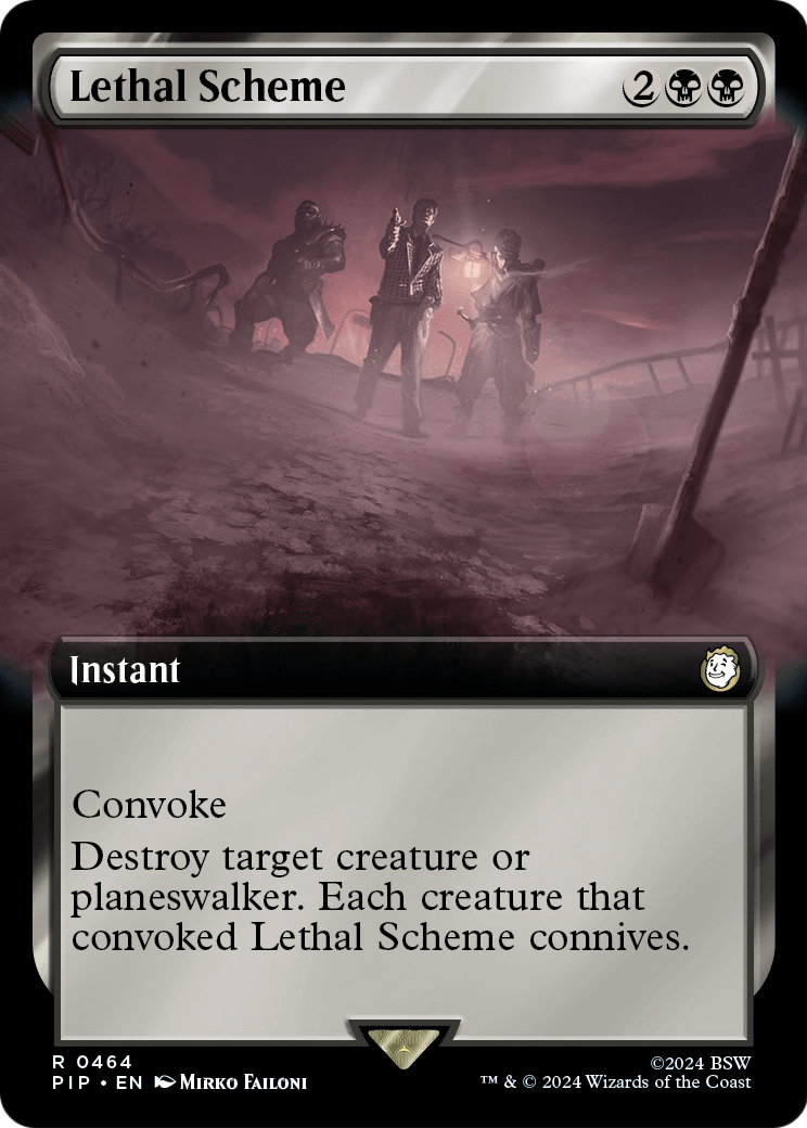 Lethal Scheme (Extended Art) (PIP-464) [Fallout] Foil