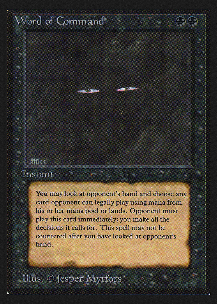 Word of Command (IE) [Intl. Collectors' Edition]