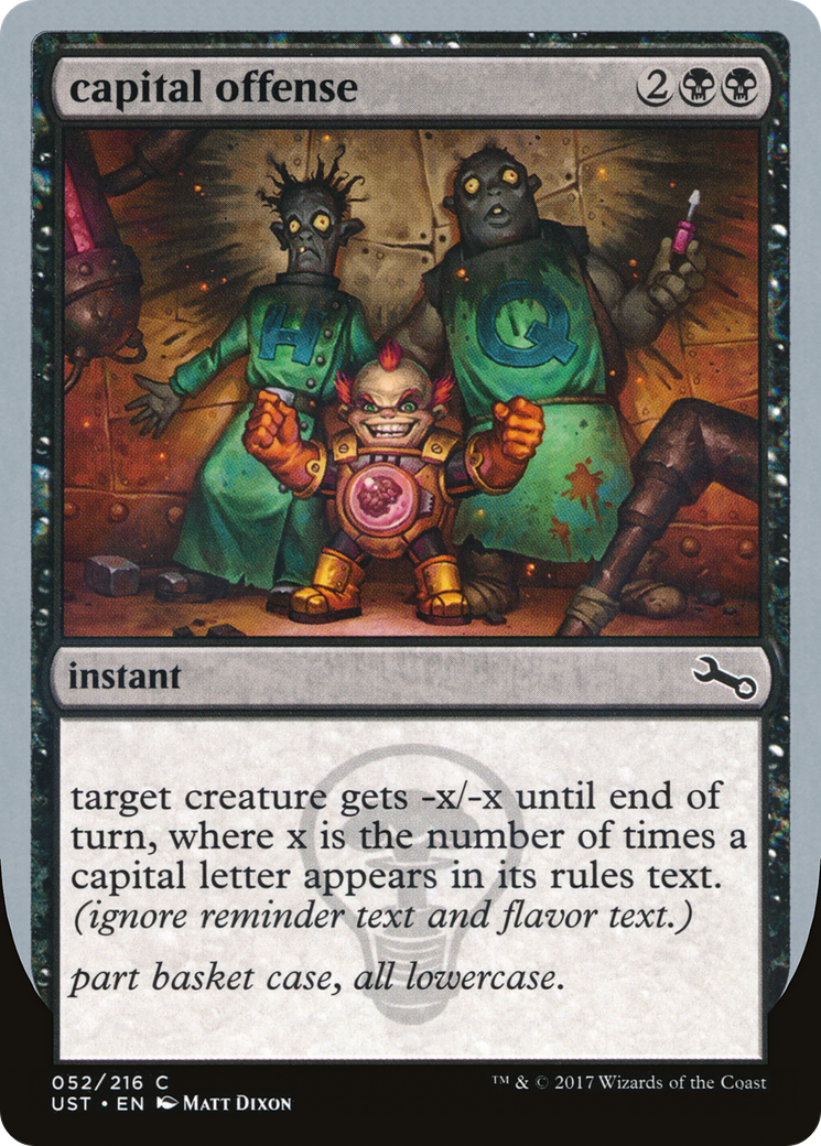 capital offense (UST-052) [Unstable] Foil