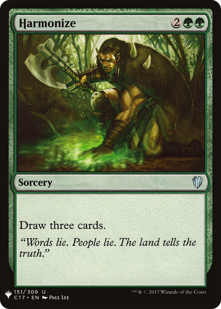 Harmonize (C17) (LIST-151) [The List]