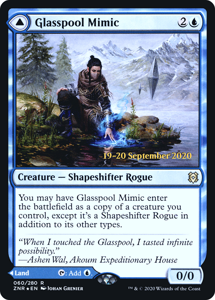 Glasspool Mimic (PRE-060) [Zendikar Rising Promos] Foil