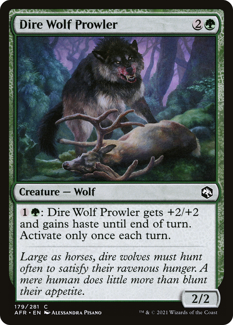 Dire Wolf Prowler (AFR-179) [Adventures in the Forgotten Realms]