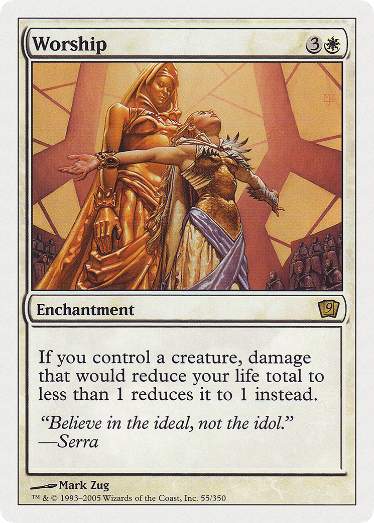 Worship (9ED-055) [9th Edition] Foil
