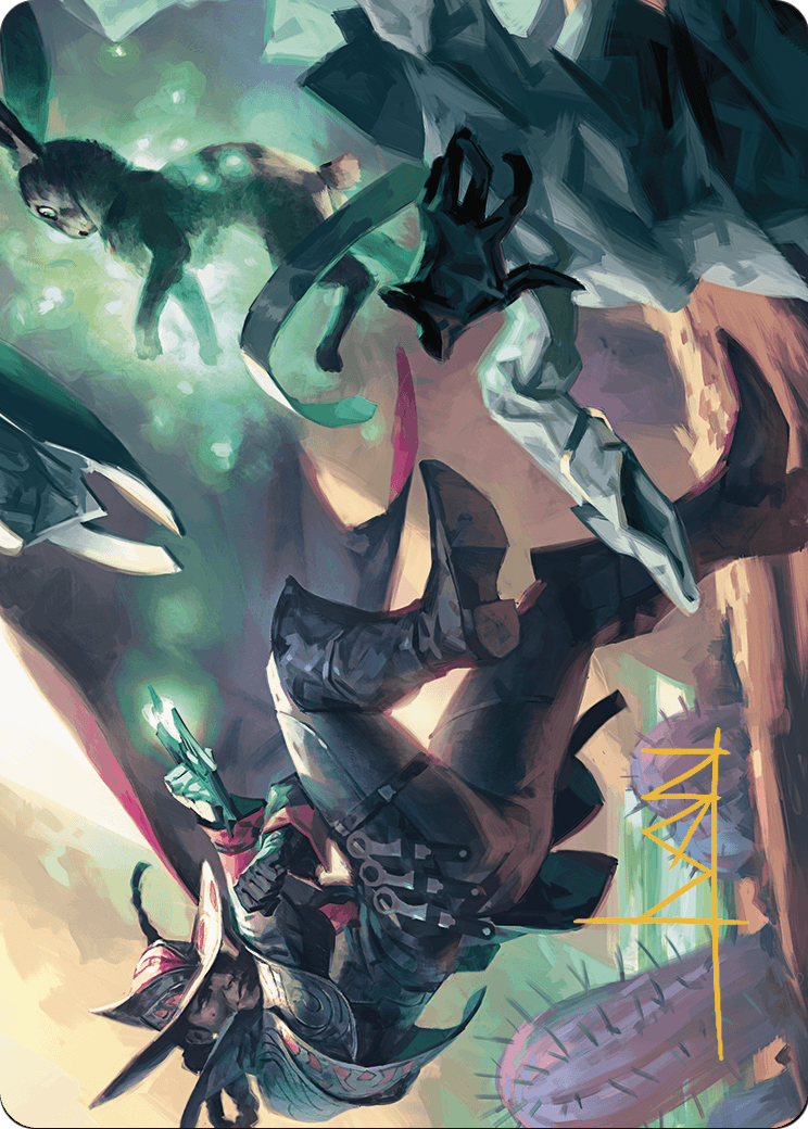 Metamorphic Blast // Metamorphic Blast (AOTJ-007) (Borderless) [Outlaws of Thunder Junction Art Series]