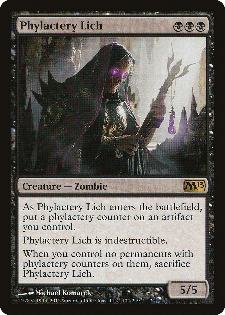 Phylactery Lich (M13-104) [Magic 2013] Foil