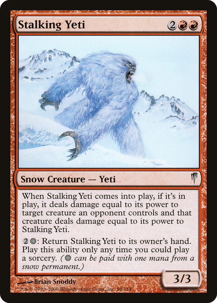 Stalking Yeti (CSP-098) [Coldsnap]