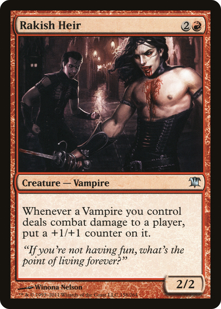 Rakish Heir (ISD-158) [Innistrad] Foil