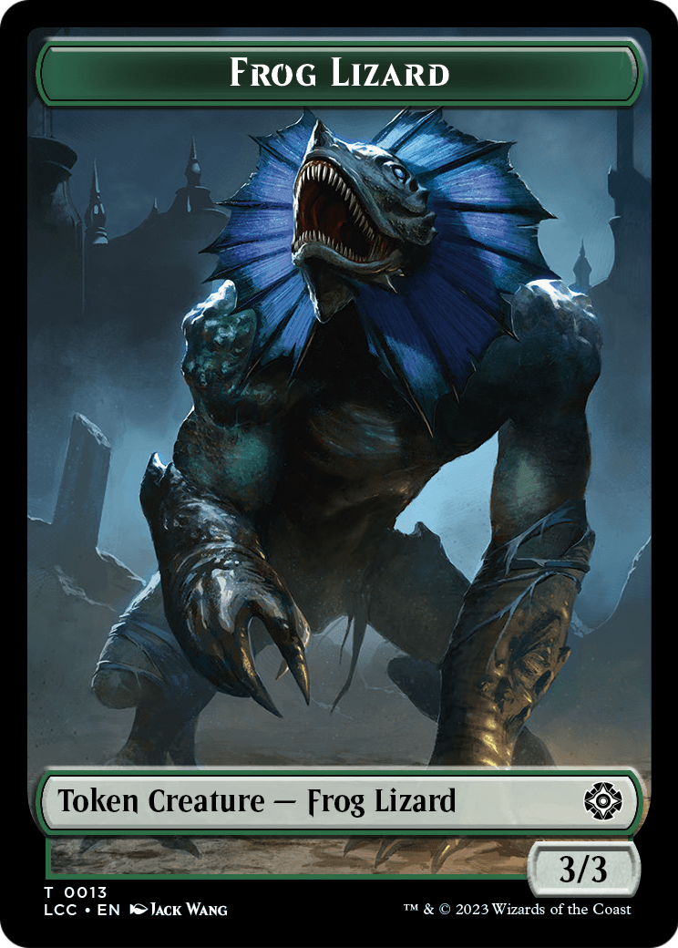 Frog Lizard (TLCC-013) [The Lost Caverns of Ixalan Commander Tokens]
